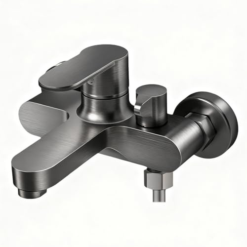 Miscelatore per vasca da bagno, miscelatore manuale monoblocco doccia monoblocco, miscelatore acqua fredda e calda, uscita doccia 1/2 pollici, per ogni stile di bagno