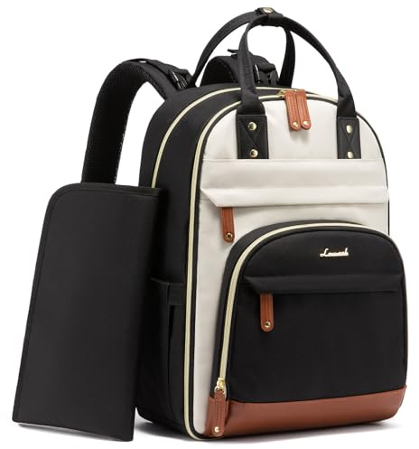 LOVEVOOK Changing Bag Backpack, Baby Nappy Diaper Bags Mum With Portable Changing Mat & Stroller Straps, Large Hospital Maternity Change Back Pack for Travel Mom and Dad