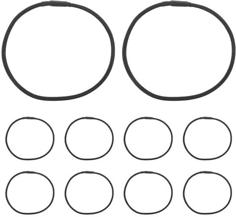 Alipis Set 10 Pezzi Fasce Elastiche in Gomma per Supporto Antiurto Microfono Corda Elastica per Supporto Microfono da Tavolo Anelli Resistenti per Riduzione Vibrazioni e Rumore