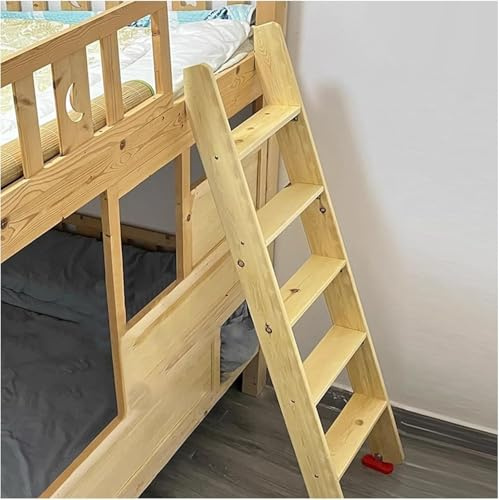 AVLLSO Scala Domestica Scala Letto rimorchio Camper Sostituzione con 3,9 Large Rungs & Heavy Duty Gancio Supporti & Anti-Scivolo Piedi Cuscinetti(100cm/3.2ft/39.3 High)