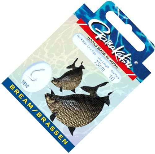 Gamakatsu Bream Feeder LS-1810 Haken 75cm - 10 gebundene Angelhaken