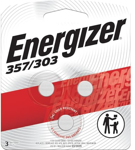 Energizer 357 Battery, (Pack of 3)