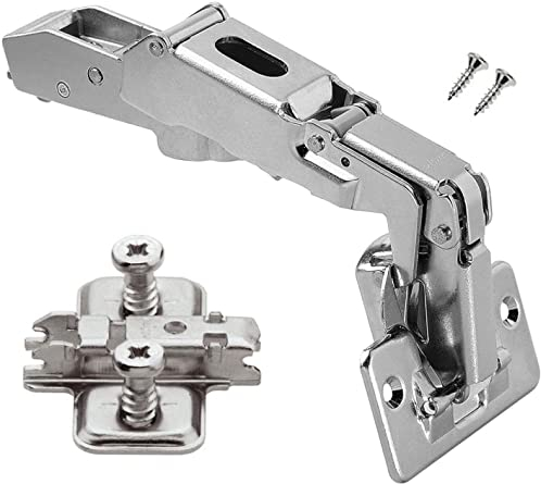CLIP top Weitwinkelscharnier 170°, gerade, mit/ohne Feder, Topf: Schrauben, 71T6550