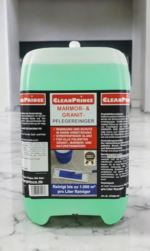 Cleanprince marmorgranitvård och rengöring 5 liter stengods natursten marmorrengöring granitreiniger granitpflege rengörare marmorgolv granitgolv granitplattor stengods Natursteinboden