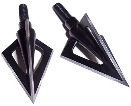 SHARROW 6 Stück Bogenschießen Pfeilspitzen Broadheads 100 Grains Jagd Jagdspitzen für Pfeil und Bogen