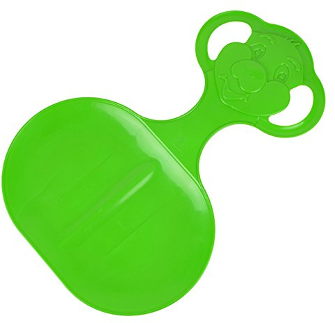 Schneerutscher für Kinder Schneeflitzer Poporutscher Rutschteller Wintersport(grün)