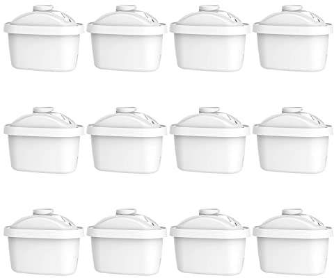 Maxblue Water Filter, Replacement for Brita® Water Filter Cartridges Maxtra Pro® All-in-1 and Maxtra Plus, Compatible with Brita® Marella® Jug and Tank, TÜV SÜD, NSF Certified (12)