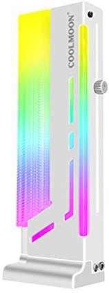 Ocobudbxw Carte Graphique Coolmoon CM-GH2 Support de Support GPU Vertical Support coloré 5V A-RGB Support de Carte vidéo pour Ordinateur Support GPU