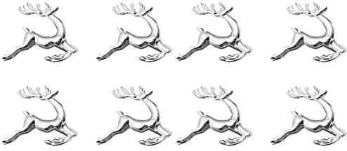 8 STK Urlaub Serviettenringe Halter Weihnachtsessen Dekoration Weihnachten Serviettenhalter Serviettenringe Fallen Halter Für Weihnachtsserviettenringe Geschirr Ornamente Legierung