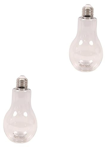 Didiseaon 2sets Light Bulb Bottle Decorative Light Bulb Micro Landscape Prop for Chic Craft and Luminous Bottle Decor