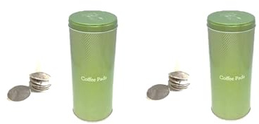 James Premium Grüne Metallic Paddose 2er Pack