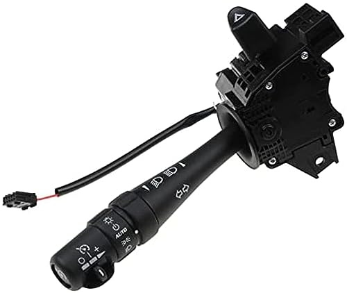 SPYKEY Interruptor De Columna De Dirección De Coche para Pontiac Grand Prix 25804853,Indicador/Cuerno/luz de Niebla/Función de luz de Niebla Trasera