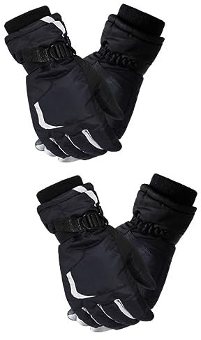 WRITWAA 2St Skihandschuhe winterhandschuhe rekawiczki zimowe Unisex- Touchscreen Kletter Fleece- zum Bergsteigen Finger