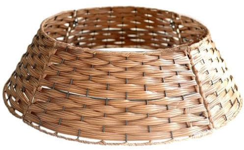 Dianzan Weihnachtsbaum-Kragen, Großer Rattan-weidenrock, Gewebt, Rund, Wiederverwendbarer Weihnachtsbaum- Für Die Weihnachtsbaum-präsentation