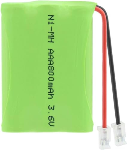 ZWDCVFGK Pacchi batterie Ricaricabili Ni-MH AAA, Pacco batterie 3,6 V 800 mAh 3 AAA, connettore Universale di Gruppo