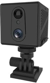 KKENZA Mini caméra 5MP 4G avec Carte SIM, 3000 mAh, Wi-FI, Faible consommation, Vision Nocturne, détection de Mouvement, Surveillance de sécurité(4G)