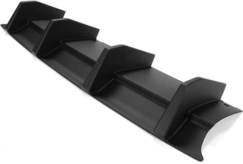 HCPAVEXT Heckspoilerlippe Für Dodge Für Challenger GT SXT Plus 2015-2023 Auto Heckschürze Diffusor Lip Splitter Chassis Shark Fin Spoile