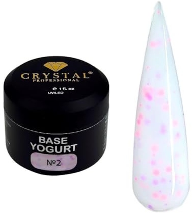 Base Coat UV Gel 50 ml | Base para uñas con consistencia de yogur y fuerte adherencia | Camuflaje Base Coat para un agarre profesional | Esmalte UV | Blanco 002