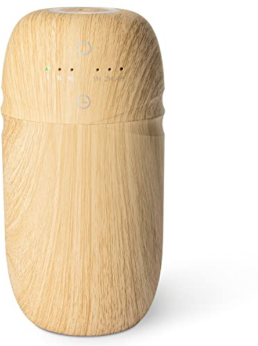 SALUBRITO Aroma Diffuser Kabellos, Wiederaufladbar Wasserlos Diffusor für Ätherische Öle, Duftöl Diffuser Akkubetrieben für Auto Büro Zuhause