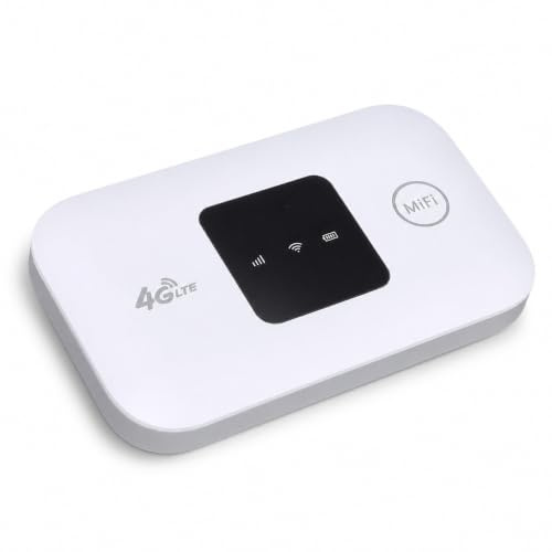 Elprico Router WiFi da Viaggio Portatile, Hotspot Mobile 4G LTE 150 Mbps, Dispositivo Pocket WiFi con Batteria da 2100 MAh per 10 Utenti, Auto da Viaggio Globali