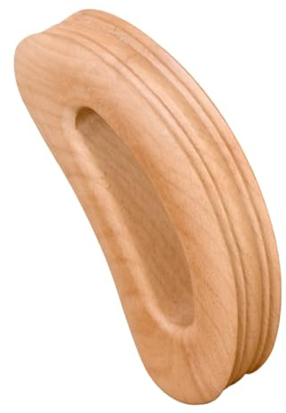 UTHCLO Holz nackenmassagegerät mit Ergonomischem Design Tragbares Handmassagerät für Nacken Schulter und Rücken Fördert Durchblutung Lindert Muskelverspannungen und Müdigkeit Sanft zur