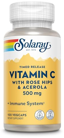 Solaray, Vitamin C 500Mg Capsules, 100 Count