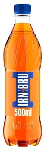 IRN-BRU Regular, Iconic Flavoureded Fizzy Drink - 1 x 500ml Bottle