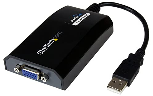 StarTech.com USB2VGAPRO2 Adaptateur USB vers VGA Noir