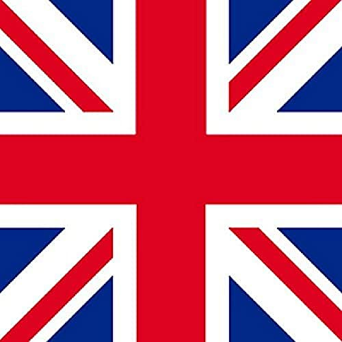 BANDANA Drapeau Royaume-Uni 50x50cm - Drapeau anglais - UK - Grande Bretagne 50 x 50 cm - AZ FLAG | Usage intérieur et extérieur Bandana décoratif United Kingdom finition légère avec bords cousus
