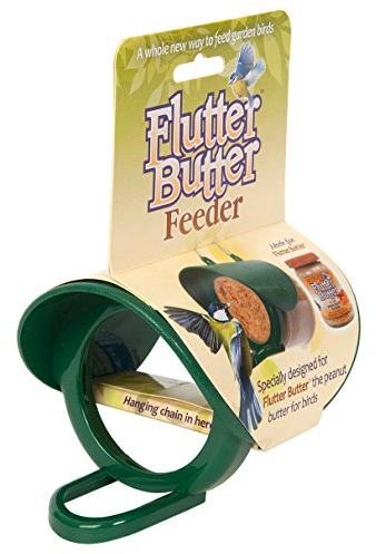 Jacobi Jayne FBF-2 Futterstation für Flutter Butter zum Aufhängen, Grün, 170 x 130 x 90 mm