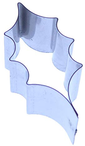 Valley Cutter Company Ausstechform aus Edelstahl, Stechpalmen-Blätter, mittelgroß, 40 mm
