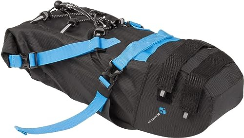 M-WAVE Unisex – Erwachsene Rough Ride Saddle M Fahrrad Satteltasche, blau, ca. 46x9x11 cm