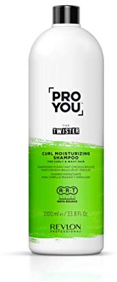REVLON PROFESSIONAL ProYou Champú Hidratante para Pelo Rizado y Ondulado, Máxima Definición Cabello Curly, Hidratación y Brillo, Gama Rizos The Twister 1000ml