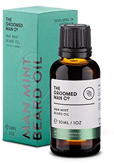 THE GROOMED MAN CO - Huile à Barbe Man Menthe - Huile à Barbe - 30 ml