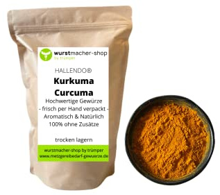 Kurkuma Kurkumawurzel gemahlen - 250g gemahlener Curcuma Gelbwurz | wurstmacher-shop by trümper HALLENDO®