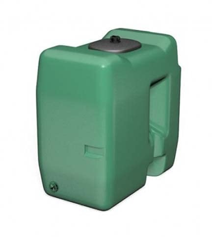 Roth Regenwassertank Gartenspeicher 1000 Liter, Grün, Rechteckig, Polyethylen (PE)