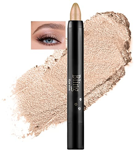 Boobeen Eyeshadow Pencil Crayon Wasserfester Lidschattenstift Shimmer Cream Eyeshadow Pen Erstellen Sie glitzerndes Augen-Make-up, einfach zu verwenden (15#)