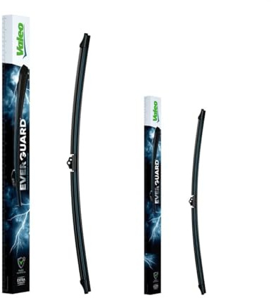 VALEO EVERGUARD - Premium Silikon Flachbalkenwischblatt Set VSF70 + VSF38 - Längen: 700mm + 380mm - Vorne (2erPack)