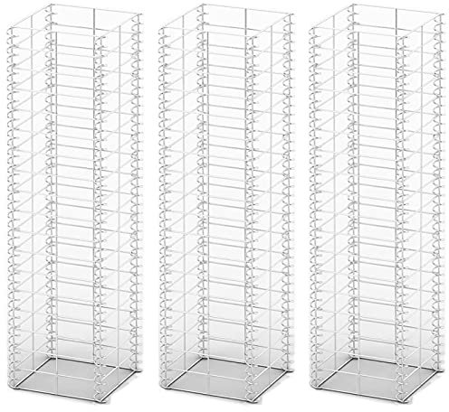 Gabionen-Set, Verzinkter Draht 25×25×100 cm, 3-tlg, Stahl, für Gartenprojekte und Landschaftsgestaltung