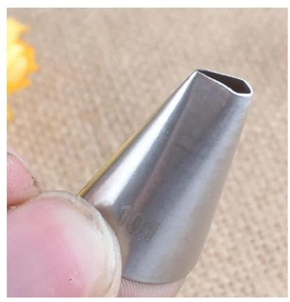 OUSIKA Backzubehör, Spritztüllen for Dekorieren von Kuchen, Rosenblüten-Spitzen, Back- und Gebäckwerkzeuge, Süßwaren-Kuchen-Dekorationsspitzen-Set (Size : 101)