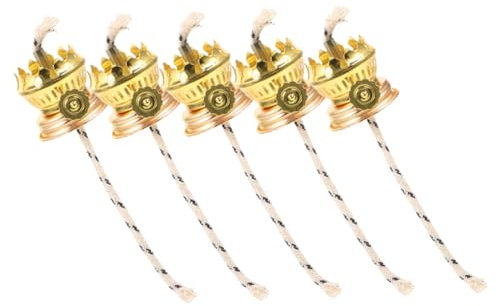 QUMIIRITY 5pcs Kerosene Lamp Regulator Oil Lamp Burner for Retro Lighting Compatible Various Vintage Kerosene Easy to Install and Replace