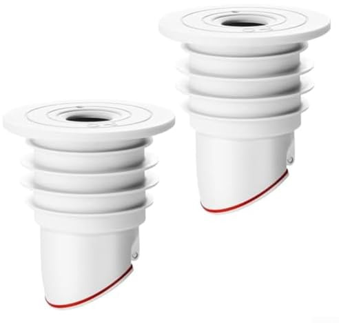 2 Pack Silicone Drain Pipe Seal for Washing Machine 7 Layer Leak for PROTECTION and Automatic Valve for Easy Drainage