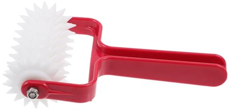 Homoyoyo Pizza Dough Roller for Homemade Pizza Rolling Pin Dough Docker Hole Puncher Tool for Kitchen Baking