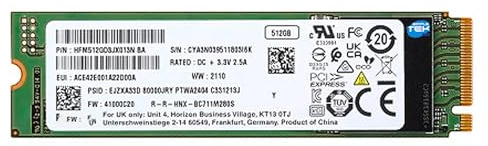 SIMPLETEK - M.2 2280 128GB PCIe NVMe Gen3x4 internal SSD with TLC memory, compatible with laptops and desktops (Refurbished)