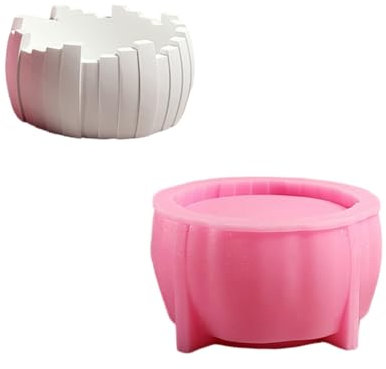 Moule en silicone flexible et robuste pour bol de rangement irrégulier unique en plâtre, fournitures artisanales, décoration de la maison