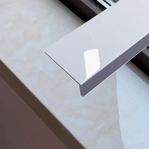Cubierta De Alféizar Ventana Tablero Decorativo, Impermeable Repisa, Cubre Protector, Recortable, Para Dormitorio, Hotel, Oficina, Del Hogar(White,10 * 122cm/4 * 48in)