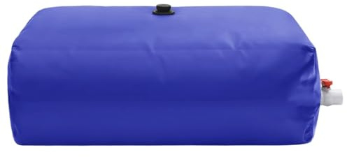 Generico Serbatoio Acqua con Rubinetto Pieghevole 500 L in PVC,Prato e Giardino,Impianti di irrigazione-156325