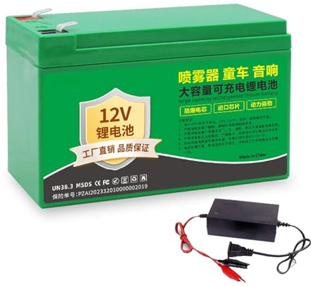 JCXYL EV 12V 8Ah 10Ah 12Ah 16Ah 18Ah 20Ah Electric Sprayer Lithium Battery 12 Volt Outdoor Power Supply Lighting Battery for Energy Storage with Charger,12V,14Ah