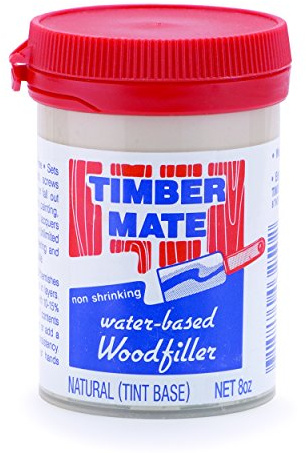 Timbermate Wood Filler, Water Based, 8Oz, Natural