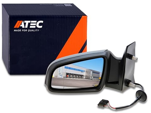 ATEC Germany 1x Elektrischer Außenspiegel links beheizbar Seitenspiegel asphärisch Kompatibel mit OPEL Zafira B (A05)